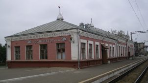Здание железнодорожного вокзала, 1890 г.